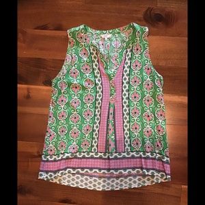 Crown and Ivy sleeveless blouse L